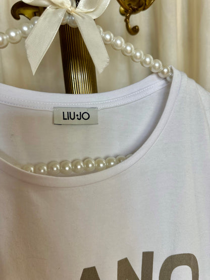 T-shirt Liu Jo Milano wit - Maat S