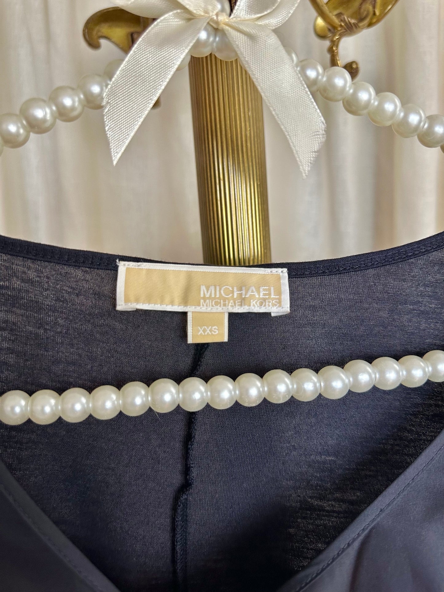 Blouse Michael Kors donkerblauw - Maat XXS