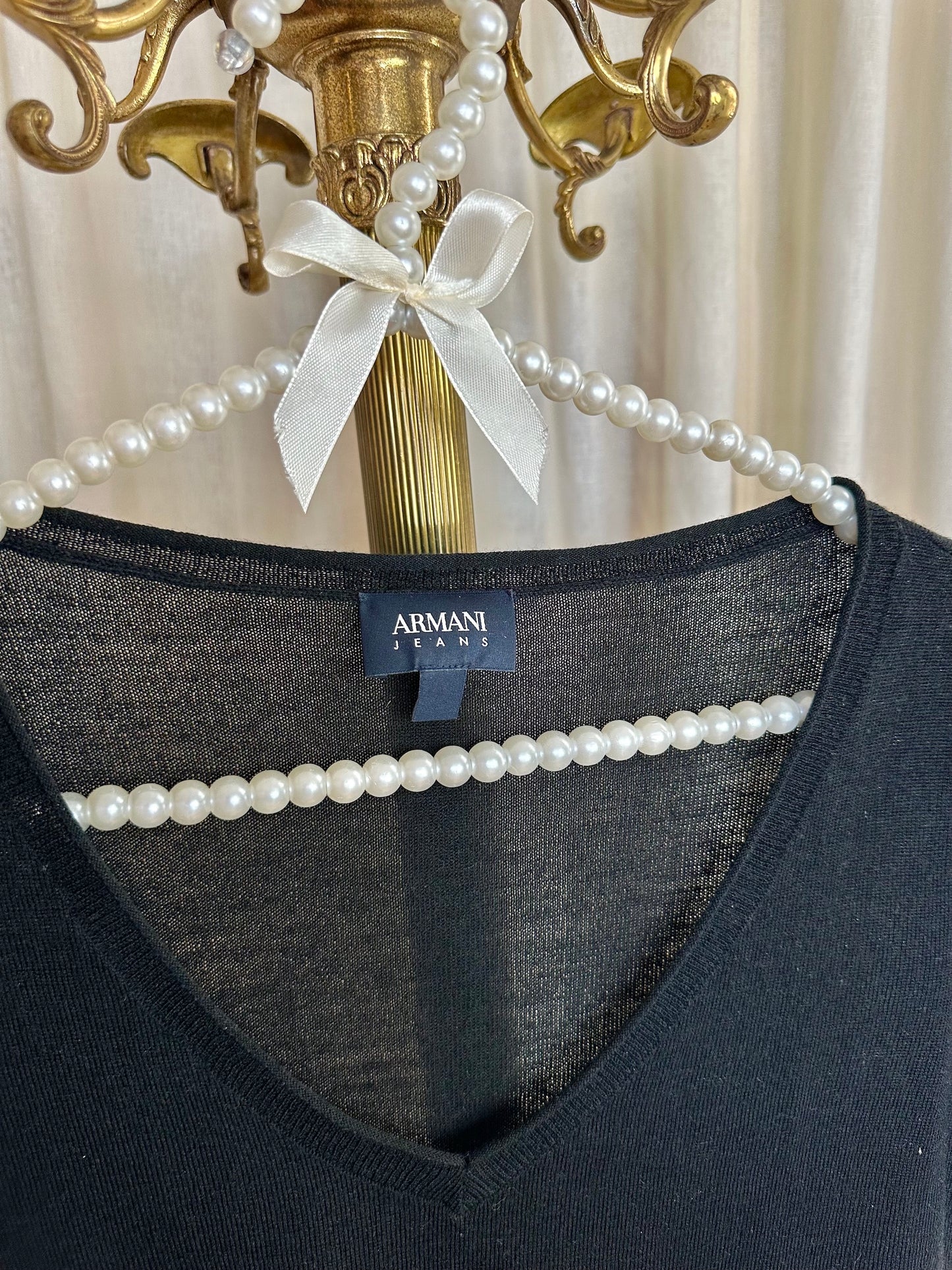 Top Armani zwart - Maat 44
