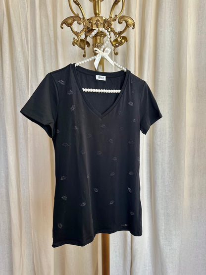 T-shirt Liu Jo zwart - Maat M