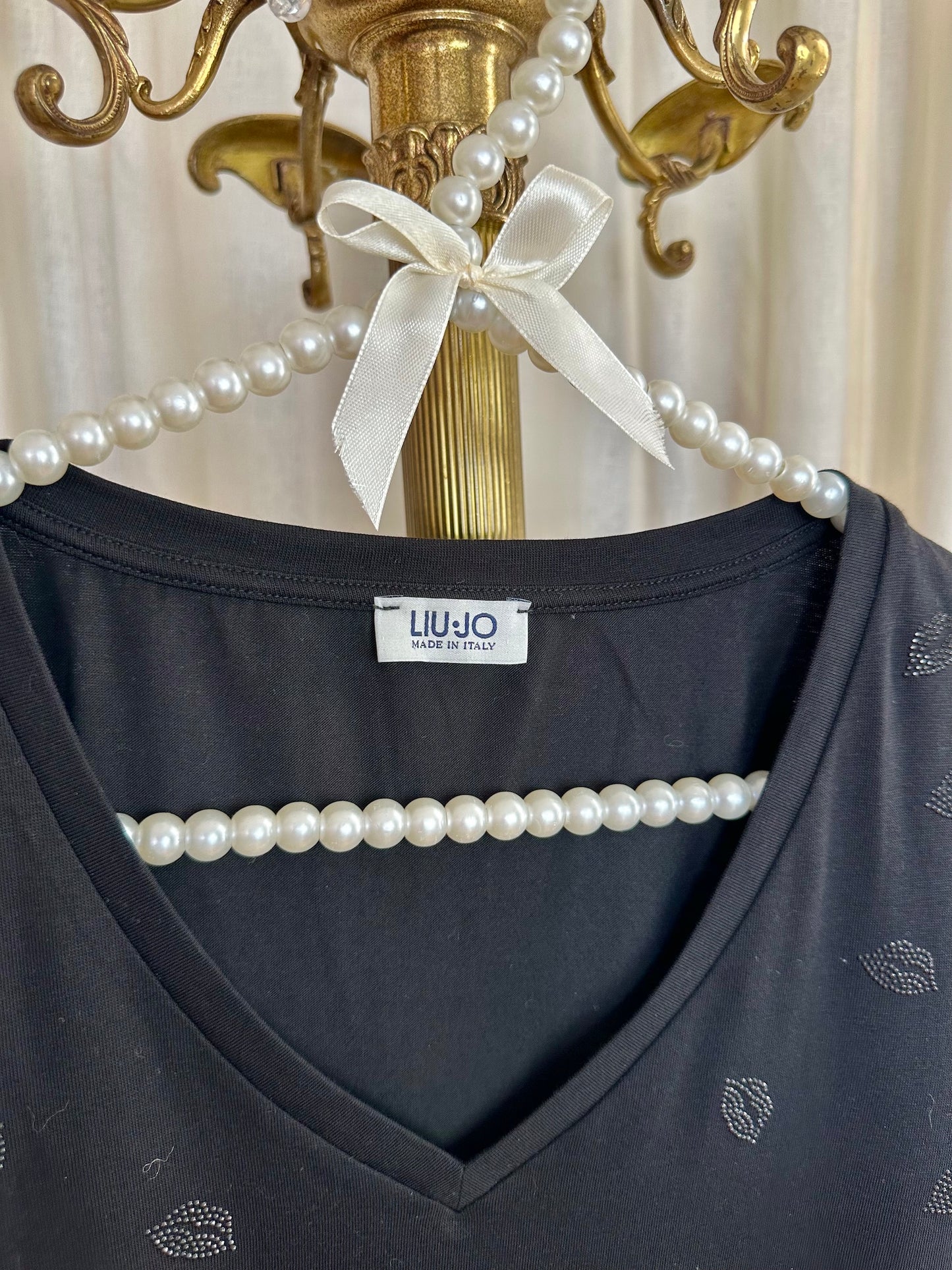 T-shirt Liu Jo zwart - Maat M