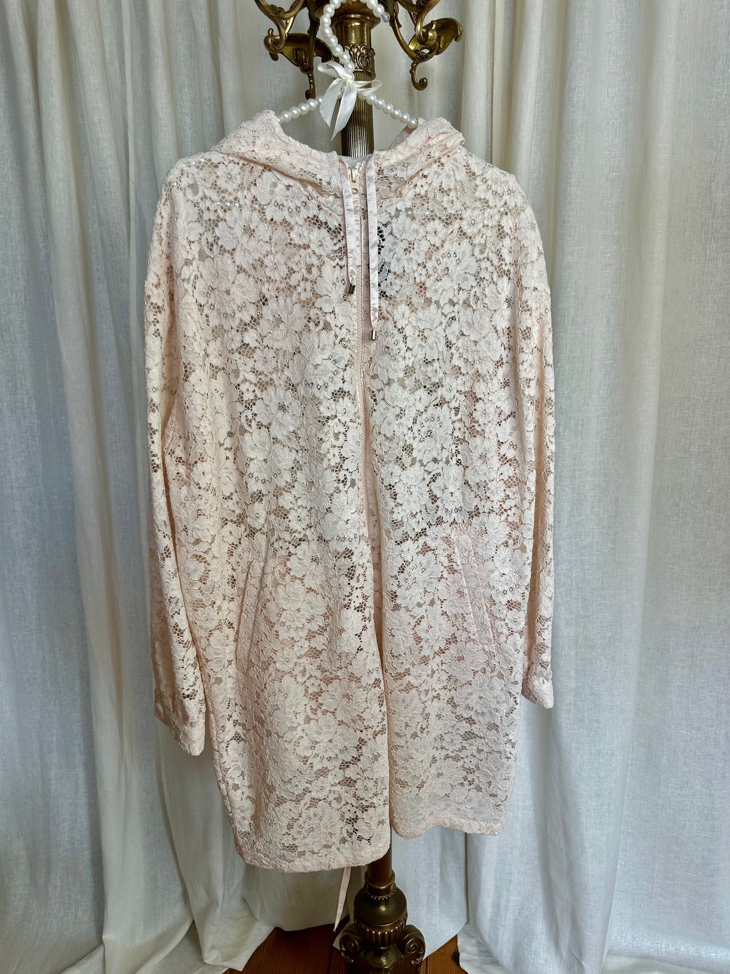 Jas Twinset kant lichtroze - Maat 44