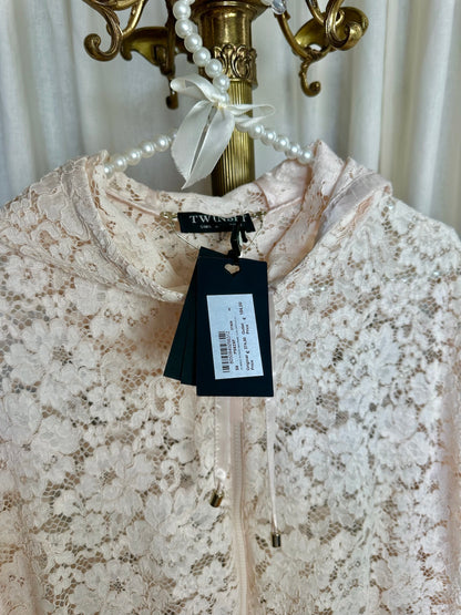 Jas Twinset kant lichtroze - Maat 44