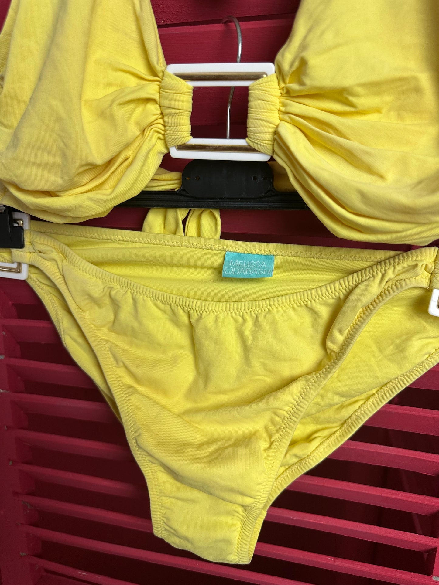Bikini Melissa Odabash geel - Maat XL