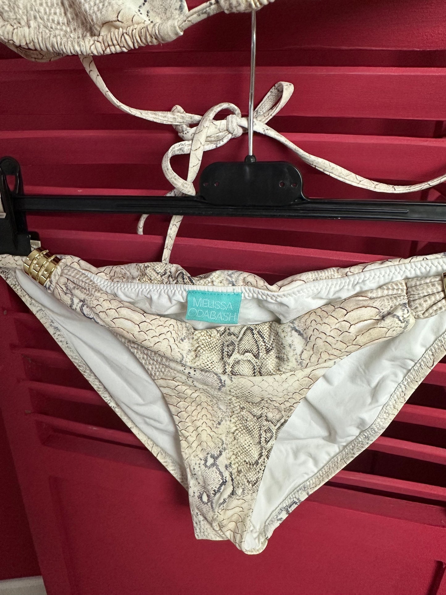 Bikini Melissa Odabash slangenprint - Maat L