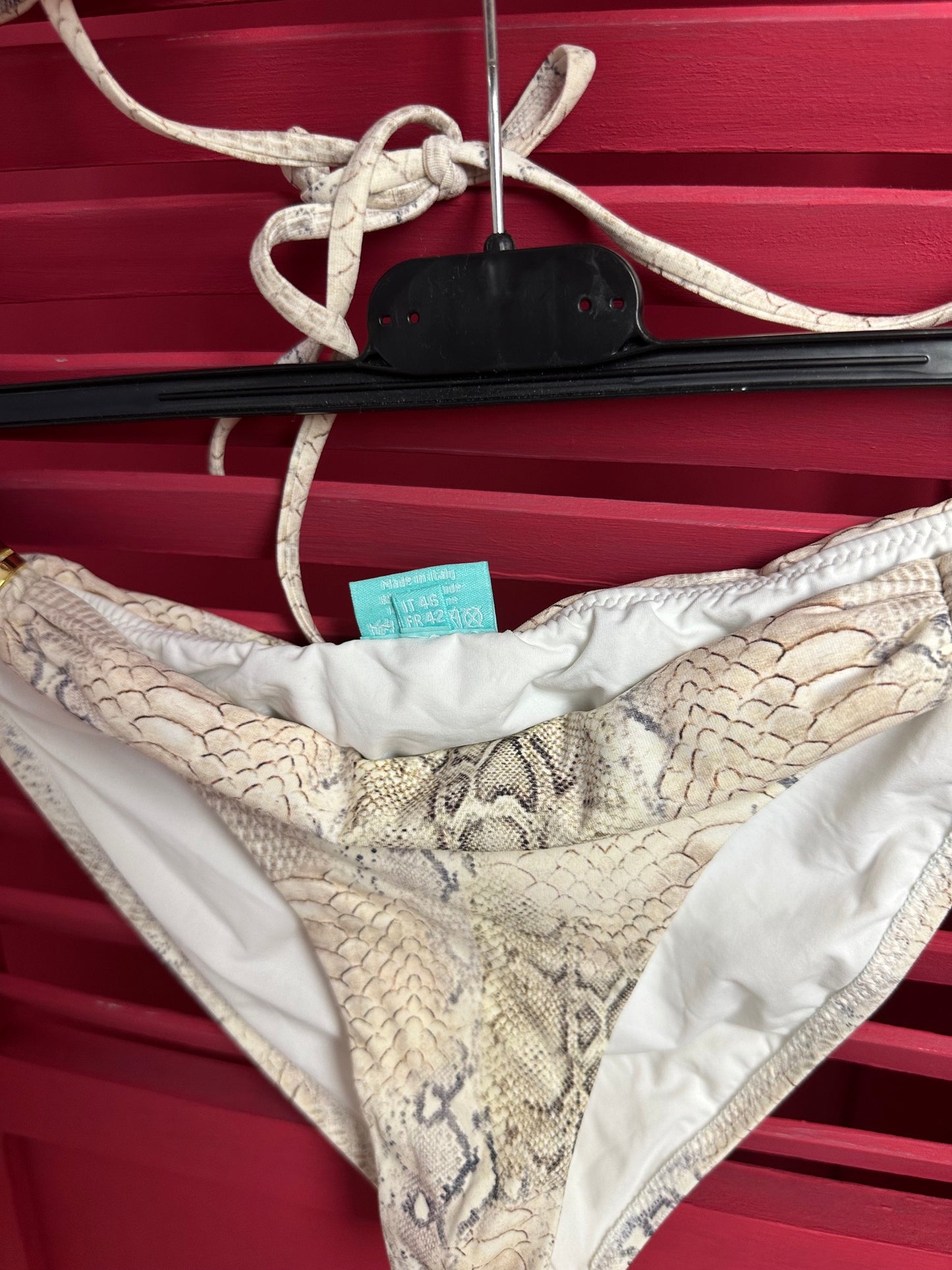 Bikini Melissa Odabash slangenprint - Maat L
