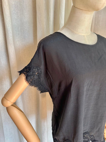 Blouse Twinset zwart - Maat S