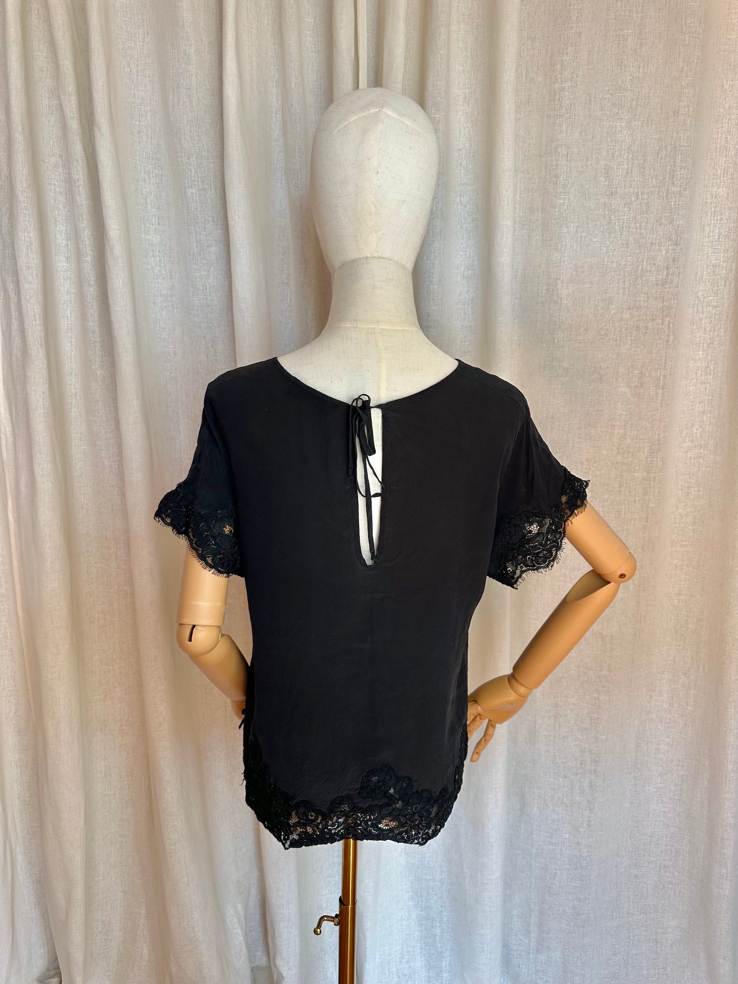 Blouse Twinset zwart - Maat S