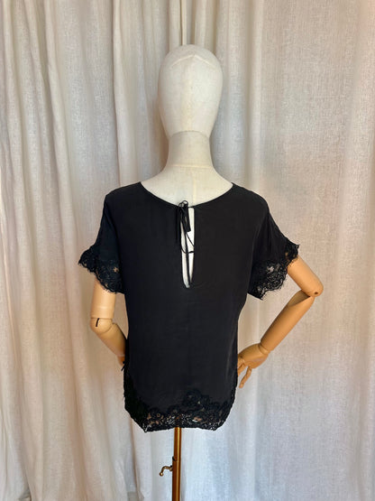 Blouse Twinset zwart - Maat S