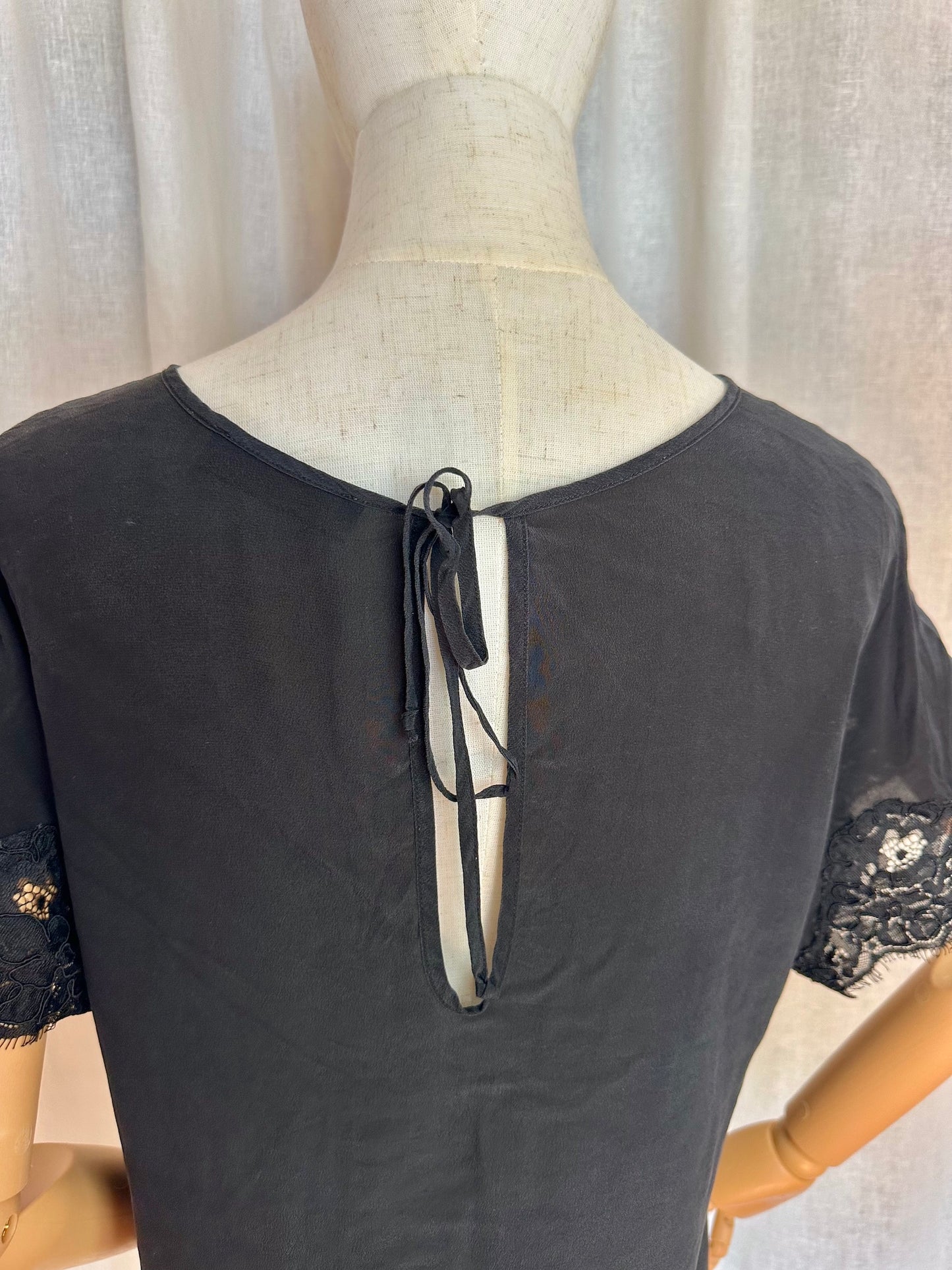 Blouse Twinset zwart - Maat S