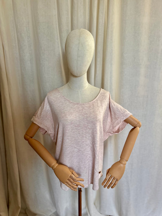 T-shirt Moscow lichtroze - Maat XL
