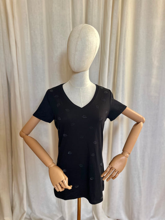 T-shirt Liu Jo zwart - Maat M
