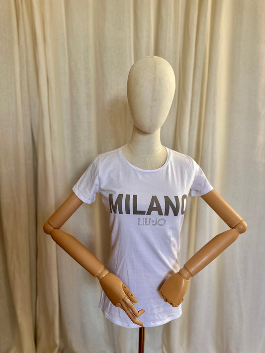 T-shirt Liu Jo Milano wit - Maat S