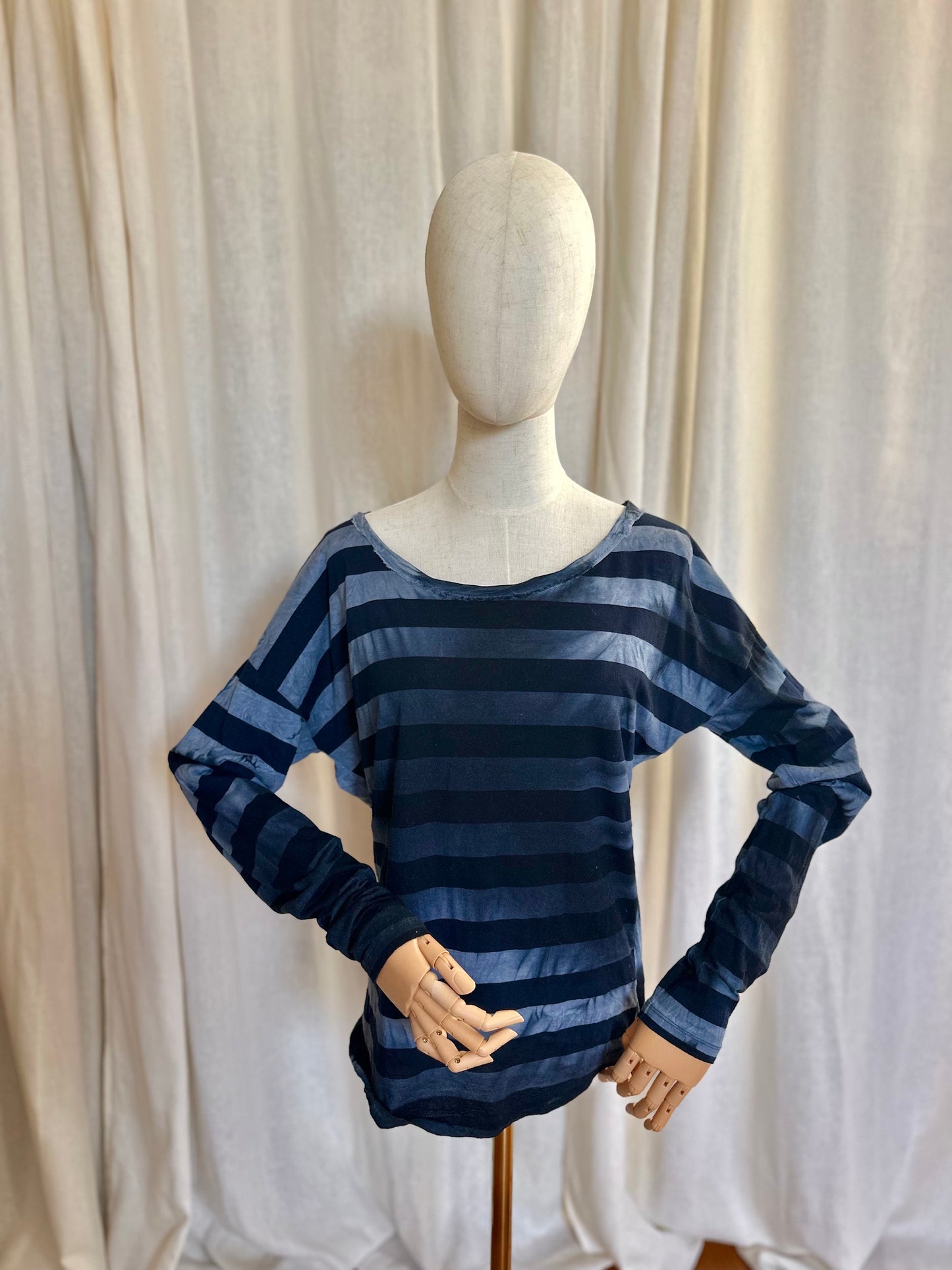 Top Penn&Ink blauw - Maat S