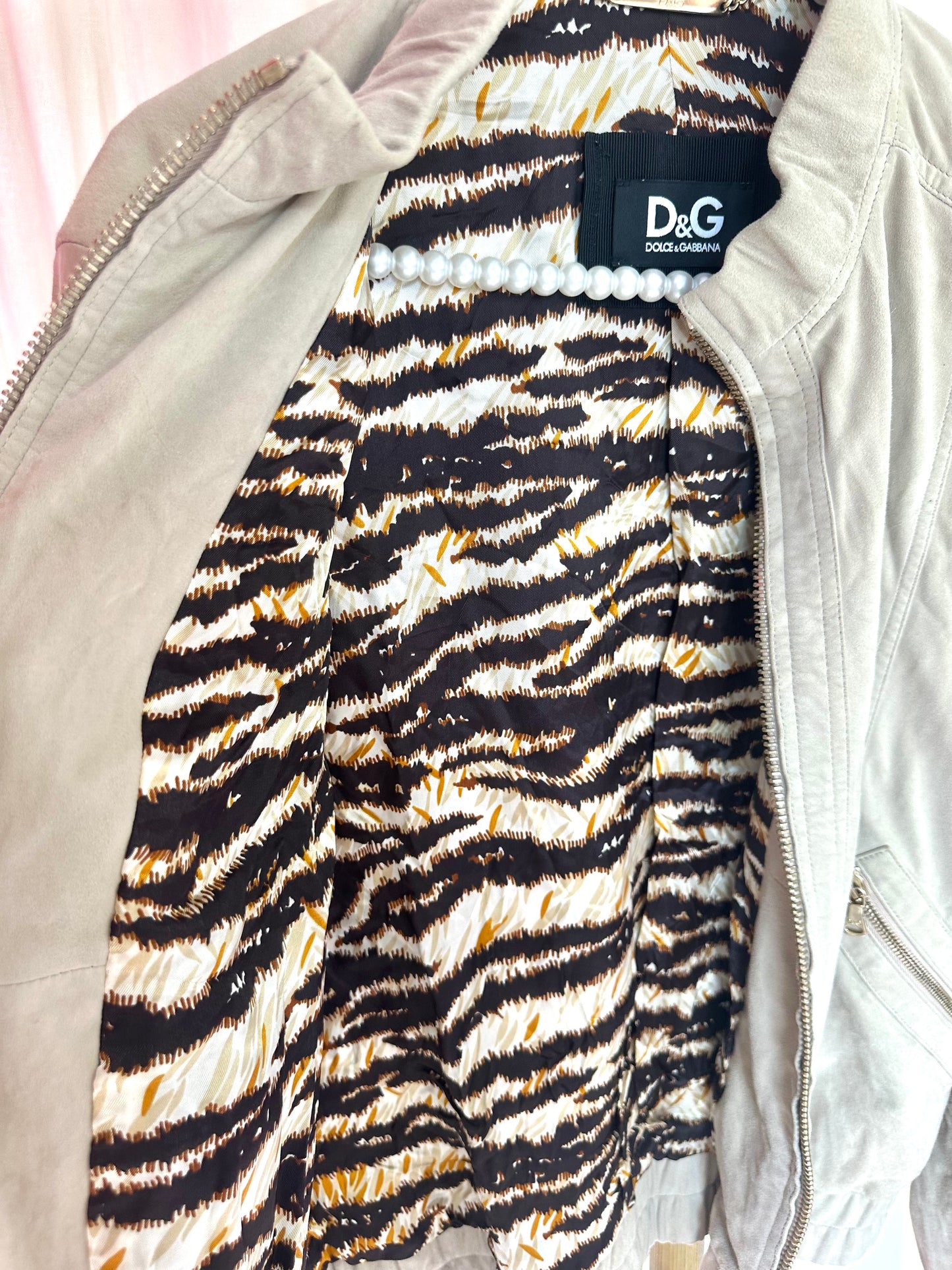Jasje D&G suede beige - Maat 42