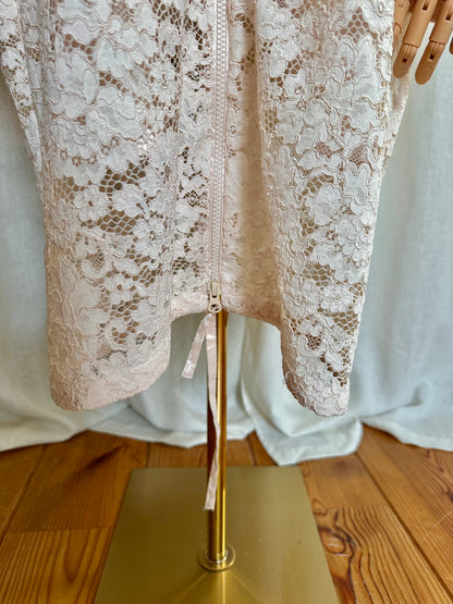 Jas Twinset kant lichtroze - Maat 44