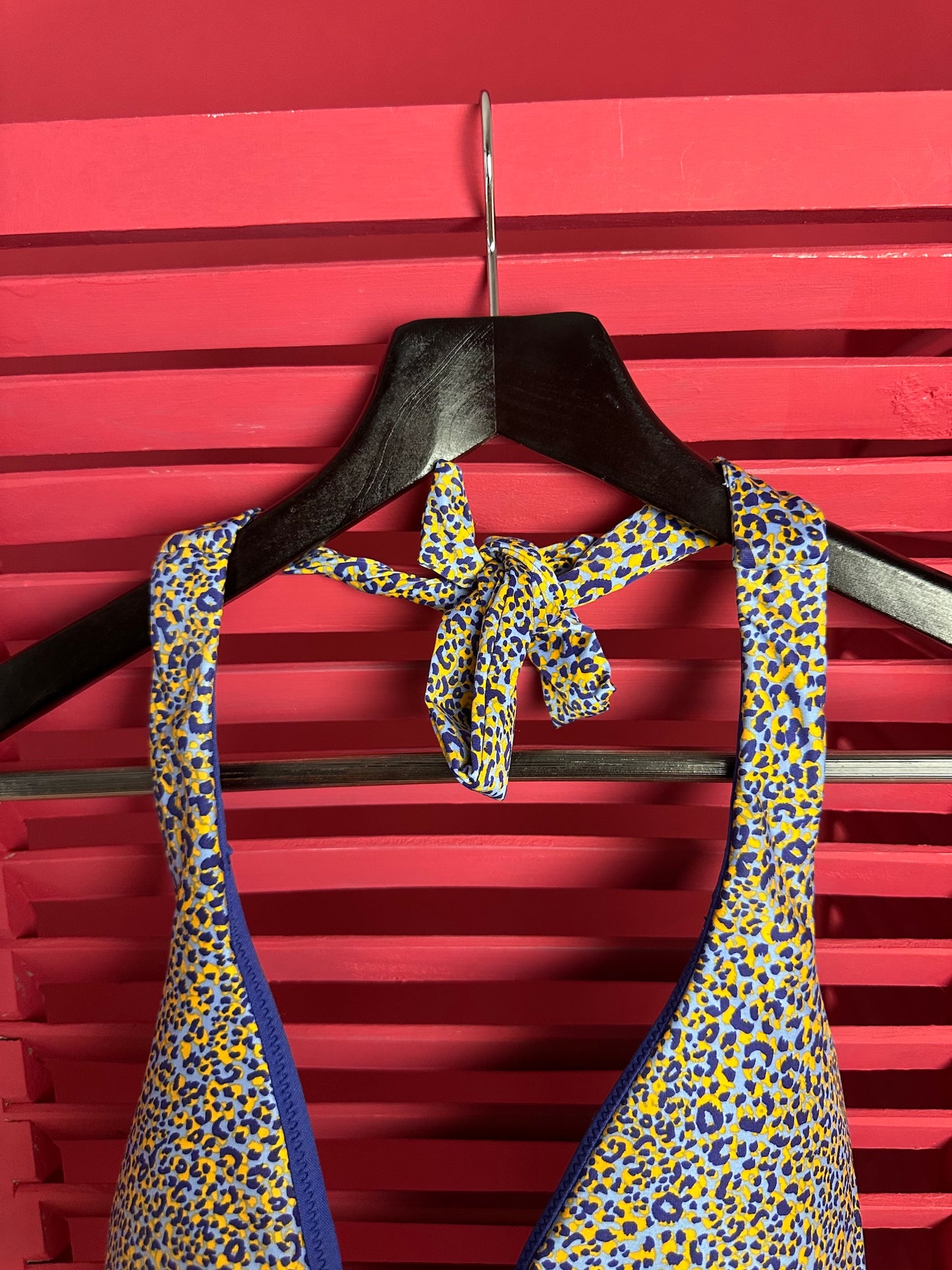 Set Seafolly bikini & jumpsuit panterprint paars/geel - Maat L/XL