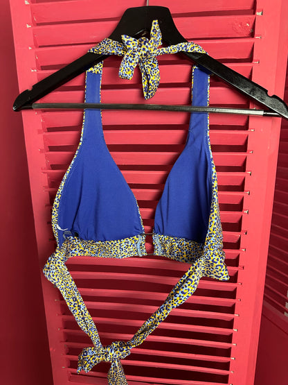 Set Seafolly bikini & jumpsuit panterprint paars/geel - Maat L/XL