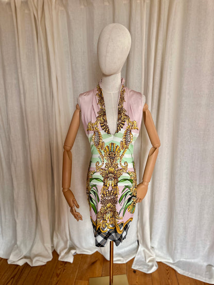 Jurk Just Cavalli lichtroze - Maat L