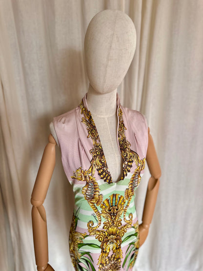 Jurk Just Cavalli lichtroze - Maat L