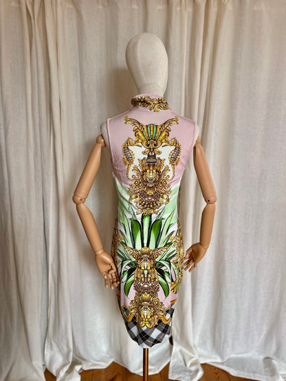 Jurk Just Cavalli lichtroze - Maat L