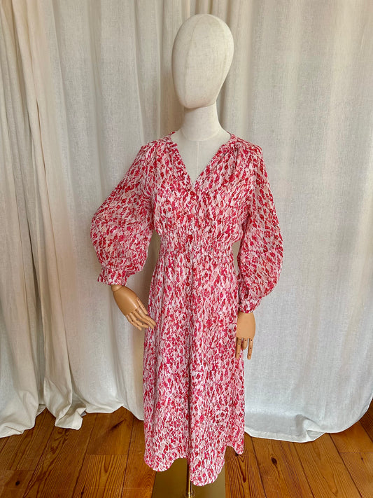 Jurk Freebird roze, rood - Maat S