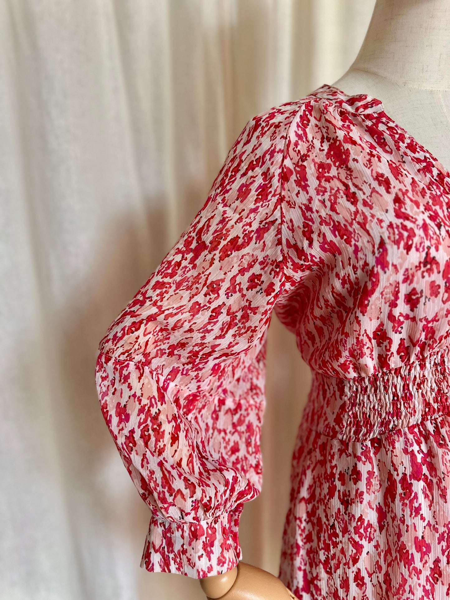 Jurk Freebird roze, rood - Maat S