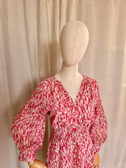 Jurk Freebird roze, rood - Maat S