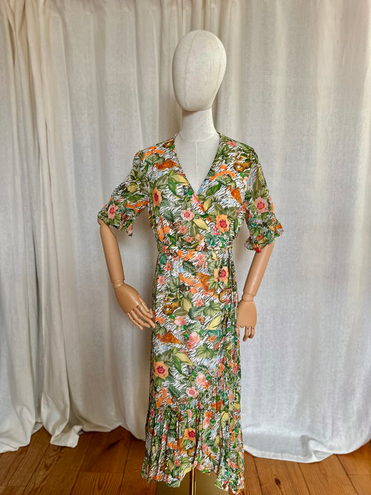 Jurk Alix print meerkleurig - Maat M