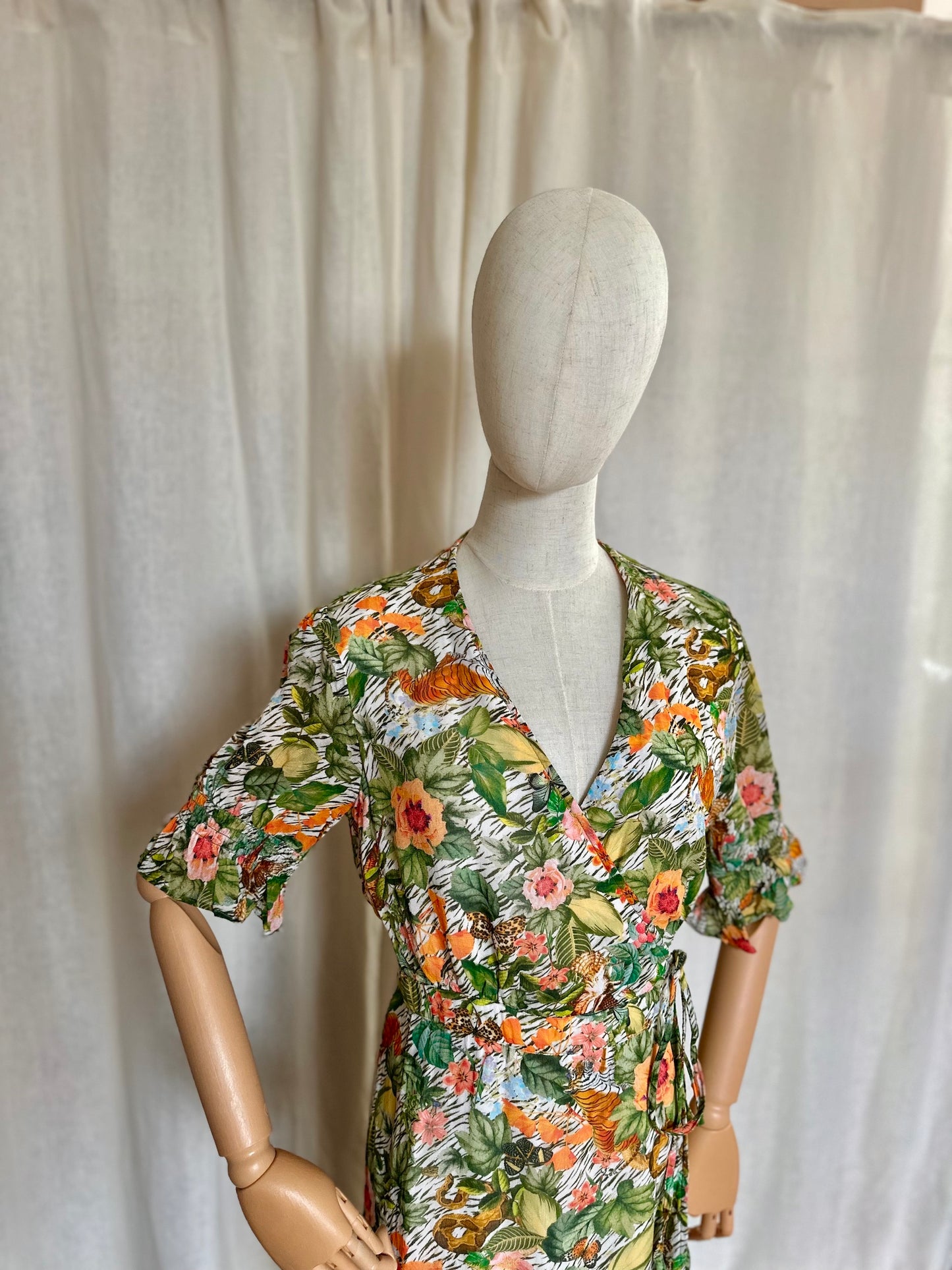 Jurk Alix print meerkleurig - Maat M