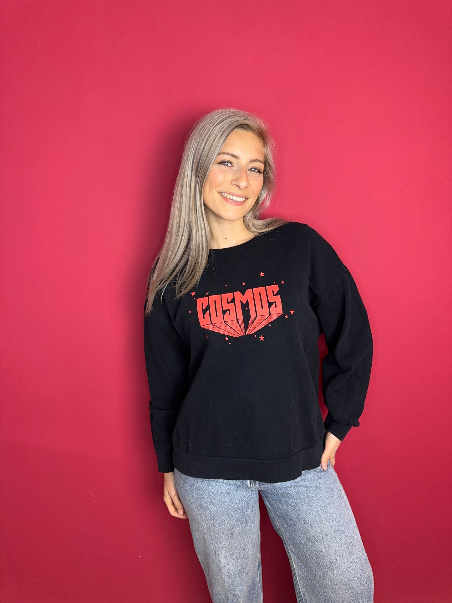 Sweater SET 'Cosmos' zwart - Maat 40