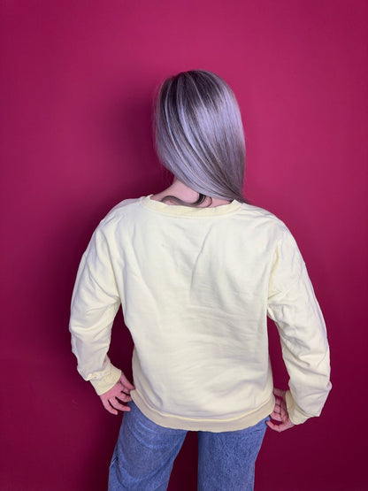 Sweater SET dreamer lichtgeel - Maat 42