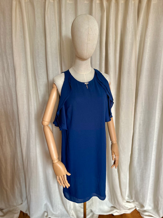 Jurk LuckyLu blauw - Maat 36