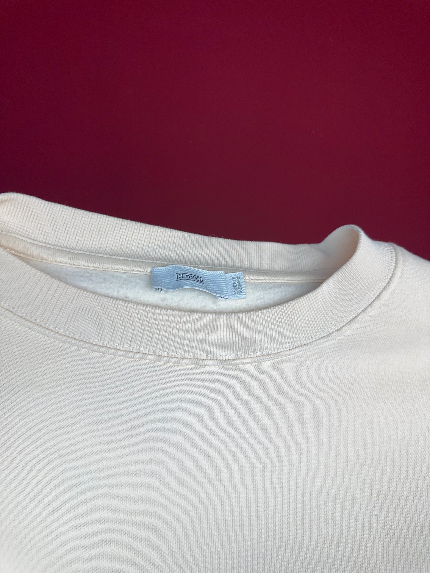 Sweater Closed lichtgeel - Maat 36