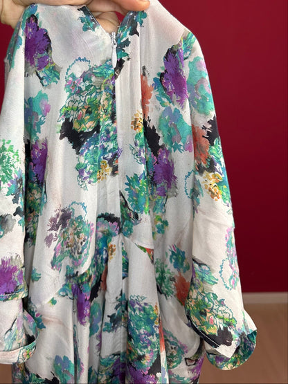 Jurk IRO Plauna print meerkleurig - Maat 36