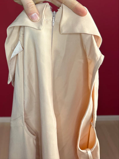 Jurk Elisabetta Franchi Passepartout nude - Maat 36