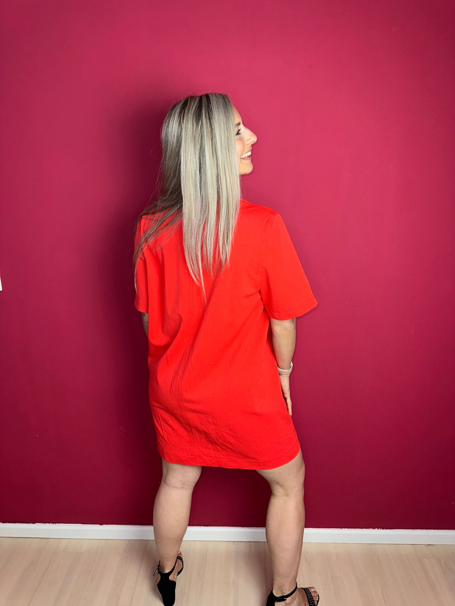 Jurk PINKO rood - Maat 40