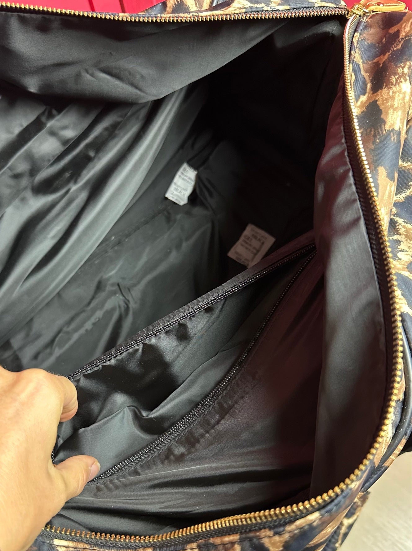 Reitas/koffer Victoria Secret panterprint