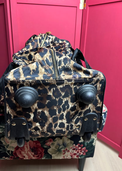 Reitas/koffer Victoria Secret panterprint
