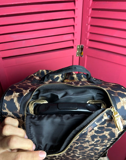 Reitas/koffer Victoria Secret panterprint