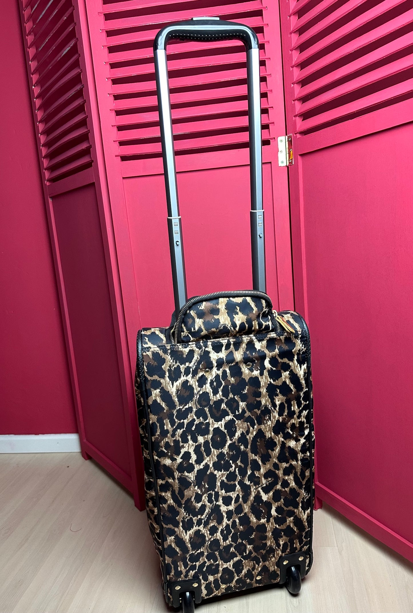 Reitas/koffer Victoria Secret panterprint