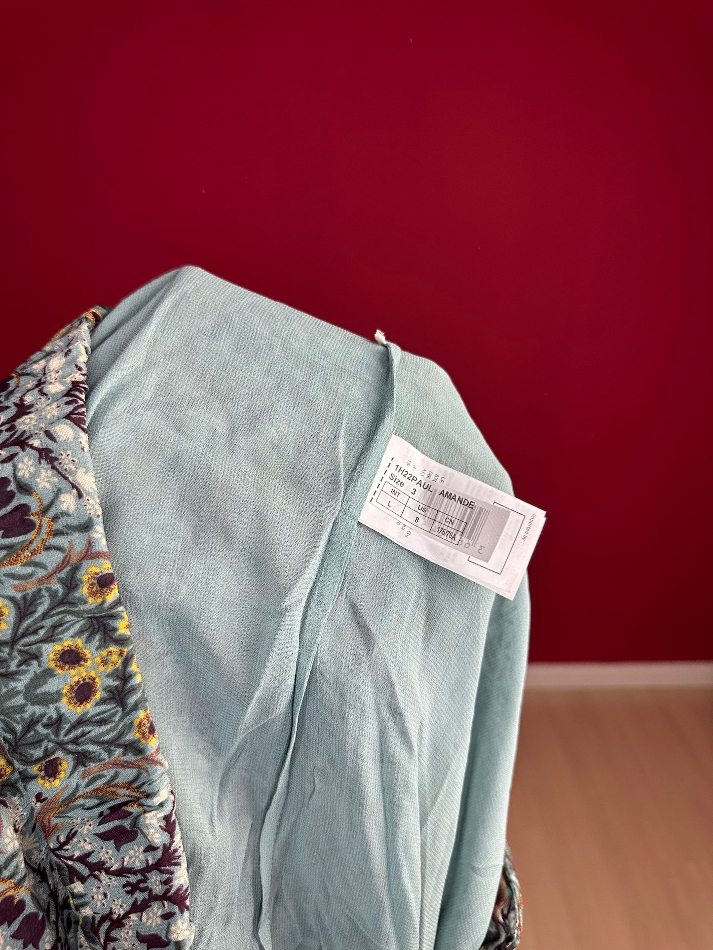 Rok ba&sh Paola print turquoise - Maat 3