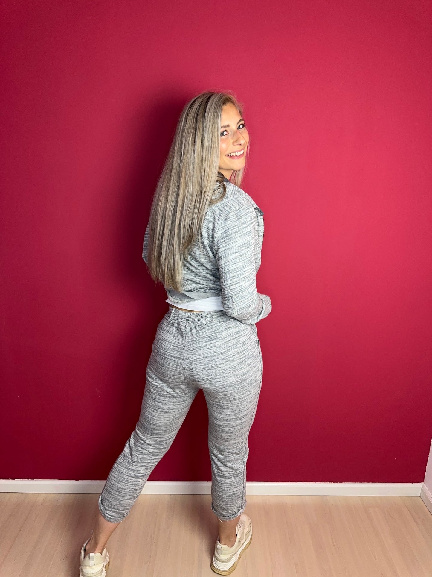 2-delige set LIU JO jogging grijs - Maat XL