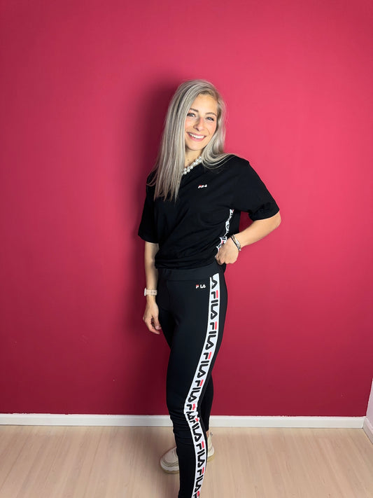 2-delige set FILA zwart - Maat XL