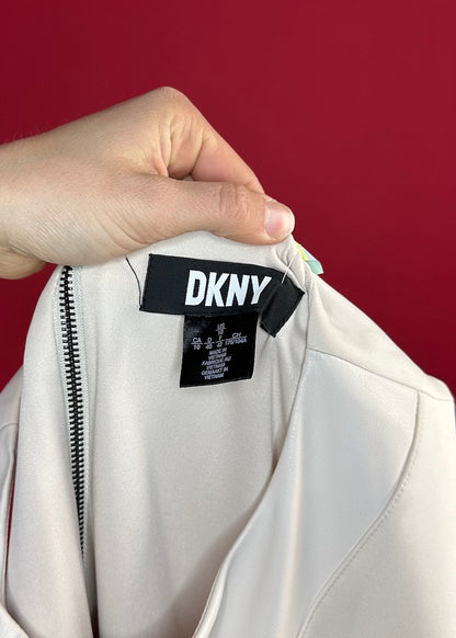 Jurk DKNY mouwloos beige - Maat 40