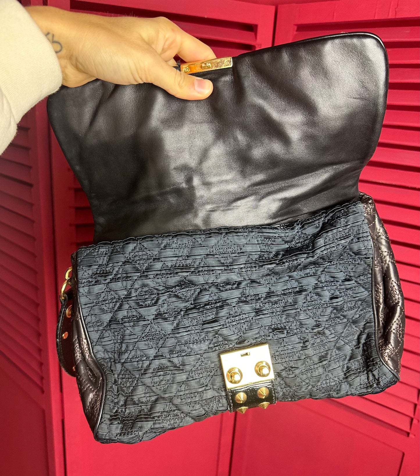 Louis Vuitton Coquette clutch zwart
