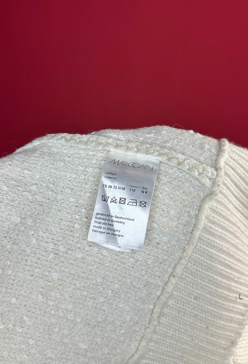 Vest Marc Cain crème - Maat 4