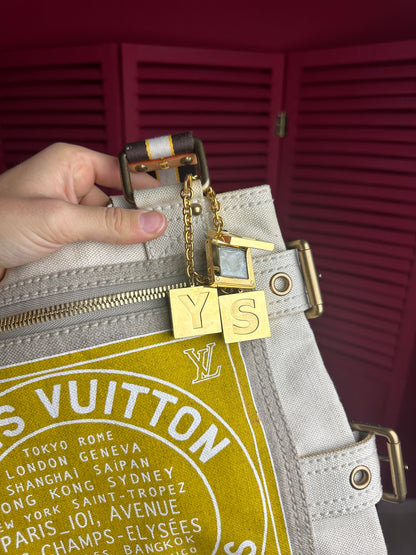 Louis Vuitton Globe shopper bag tote beige