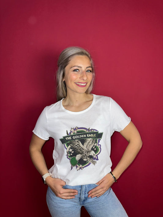 T-shirt SET wit 'Eagle' - Maat 42
