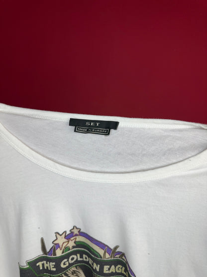 T-shirt SET wit 'Eagle' - Maat 42